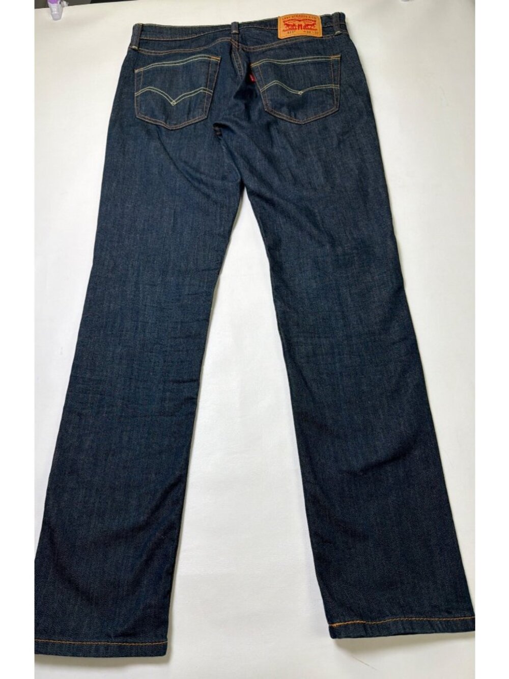 Levi's 511 Slim Fit Men's Jeans W32 L32 Dark Wash Stretch Denim 04511-0408 - Picture 2 of 11